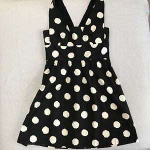 Ann Taylor Loft Polka Dot Cocktail Dress